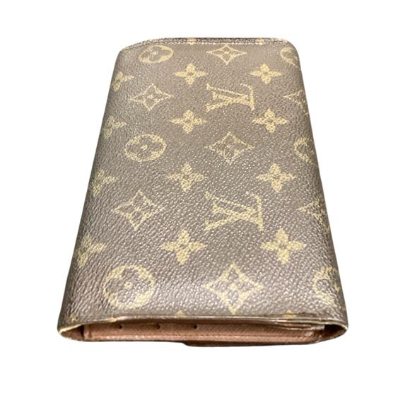Vintage Louis Vuitton Wallet Women’s One Size Monogram M11911 Porte Tresor Brown - Picture 3 of 8